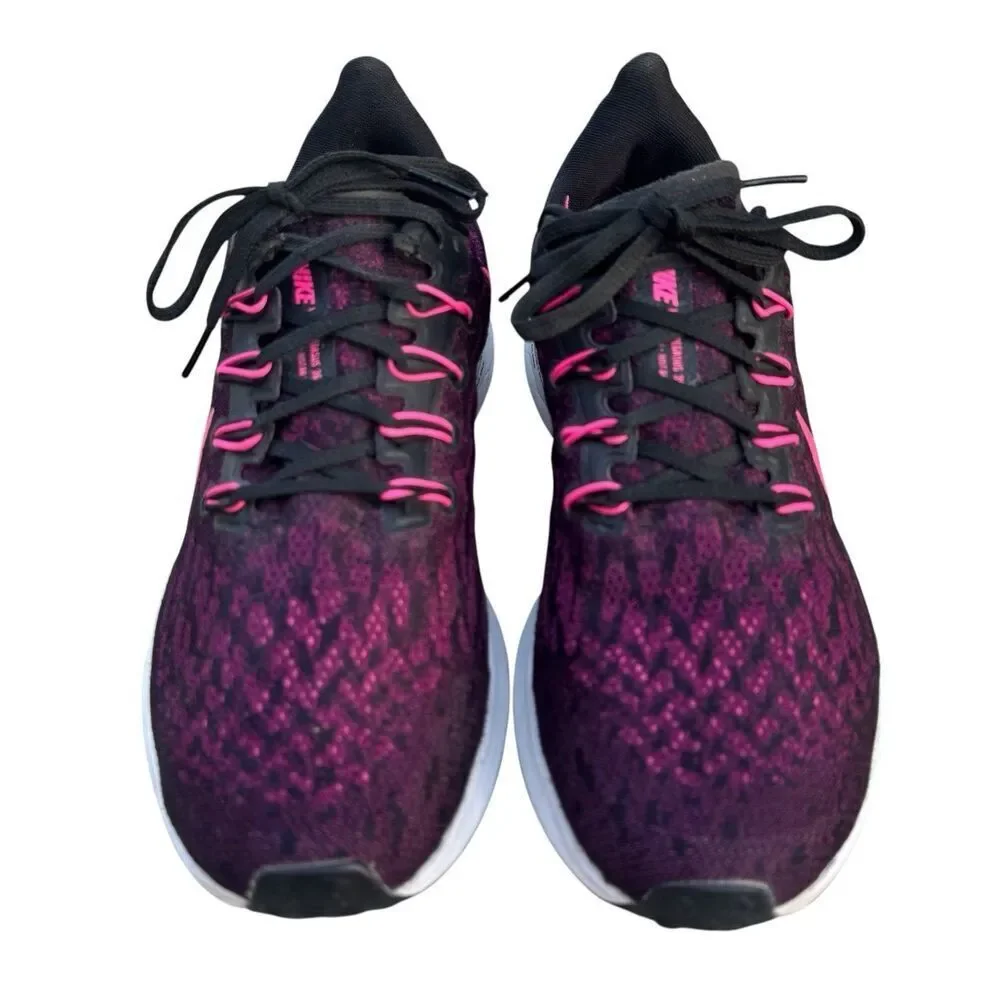 Nike Air Zoom Pegasus 36 Running Shoes Women's 9.5 Black Pink Blast AQ2210-002